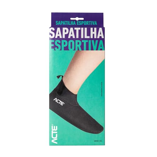 Acte, Sapatilha para Beach Tennis - Preto