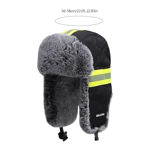 Bonnet trapper russe coupe-vent avec cache-oreilles et lunettes intégrées - 4