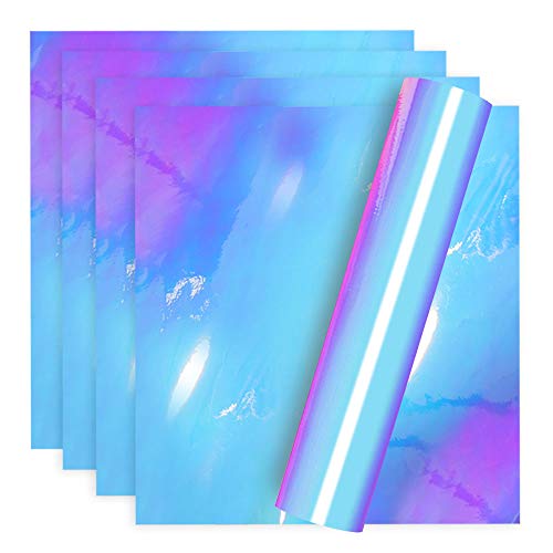 Holographic Opal Vinyl Chrome Vinyl Sheets 12