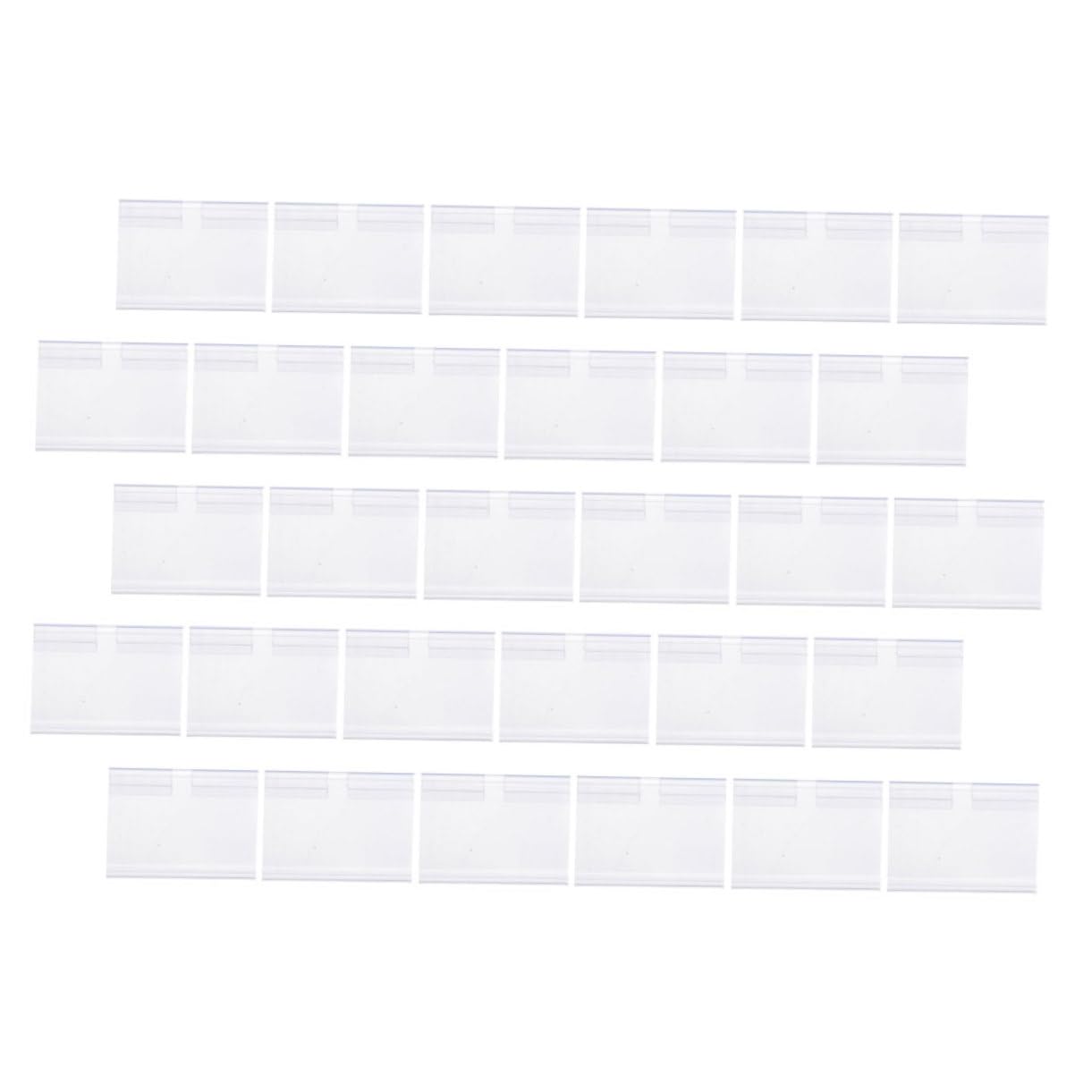 OSALADI 4 Set Supporti Per Cartellini Per Supermercati E Negozi Abbigliamento 50 Pezzi*4