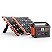 Generador solar Jackery 1000, estación de energía 1002 WH con 2* Paneles solares SolarSaga 100 W, paquete de baterías de litio solar móvil para acampar en exteriores, emergencias del hogar