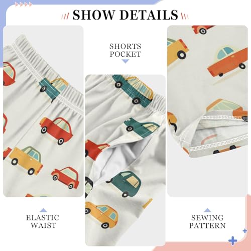 Pajama Bottoms, Pajamas Pant Cartoon Car Lounge Wear Casual Colorful Sleep Long Pants Soft Pjs Sleepwear4