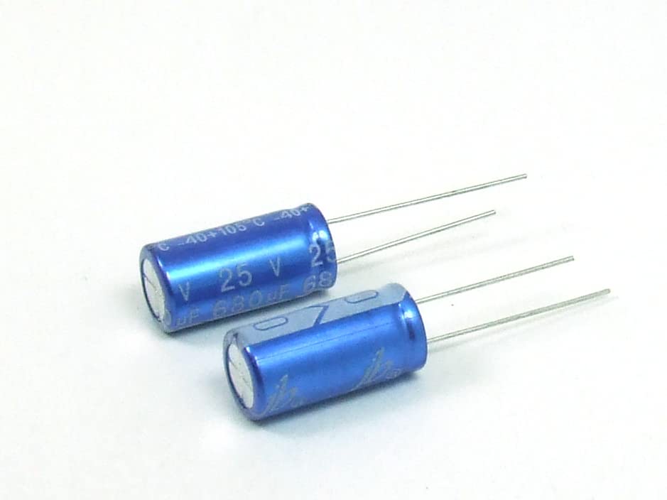 Pack de 2 Condensateurs Électrolytiques 680uF 25V - POPESQ