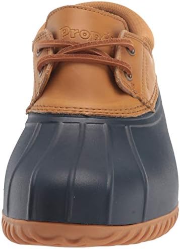 Propét Womens Ione Rain Shoe, Navy/Brown, 12 Wide US | Image 1