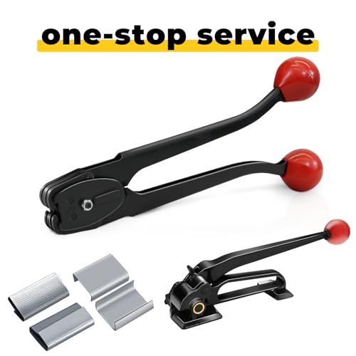 Image of Strapping Sealer /Crimper for 1 /2 inch Steel Strapping Band Manual Banding Tool with 13 inch Extended Handle
