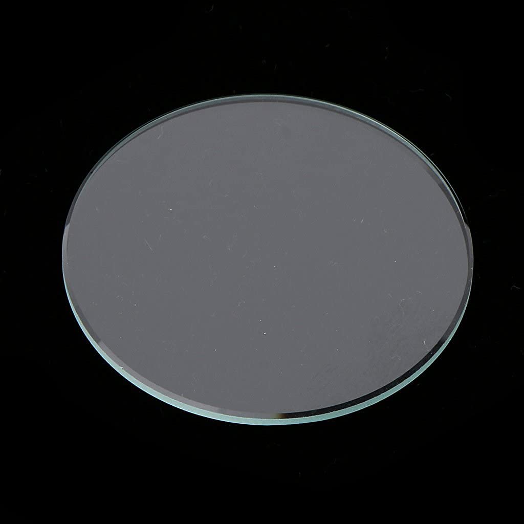 Generico 10 pz/pz 28mm-38mm Orologio Piatto Cristallo Vetro Minerale Parti di Ricambio Spessore 1mm -30.5mmBella e abile.