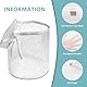 Bubble Bags 2 Gallone 220 Mikron Extraction Essenz Pflanzsäcke und Presssieb Kit, für Kräuterextraktion und Produktion von Hasch durch Eisextraktion (2 Gallone)