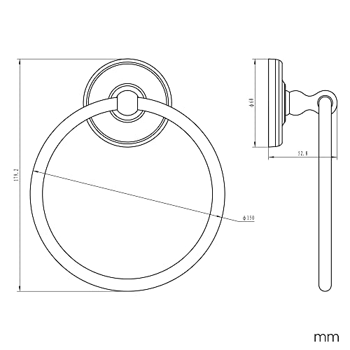 Design House 558411 San Martin Towel Ring thumb #1