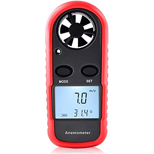 Xigeapg GM816 Digital Anemometer Thermometer Handheld High Accuracy Wind Speed Meter for Measuring Wind Speed Temperature
