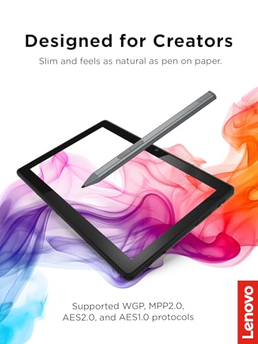 Image of Lenovo Slim Pen - Magnetic Precision Stylus for Lenovo Laptops - 4096 Pressure Levels, Tilt Sensitivity, Rechargeable, Perfect for Drawing, Digital Art, Note-Taking
