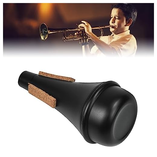 TANCUDER 1 PCS Silenciador de Aluminio de Trompeta Sordina de Trompeta de Práctica Silencio Recto de Trompeta Plata Trompeta Mute 135mm x 67mm Trompeta Silenciosa para Reducir Ruído (Negro)