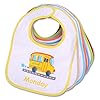 PEKITAS Verpakking met 7 slabbetjes voor baby’s, waterdicht, zachte sluiting, katoen