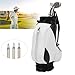 Gavigain Golfs Pen Holder for Men,Mini Golfs Pens Holder Desk Decoration Golfs Accessories Office Desk Decor for Coworkers Golfer Friends Fans (Black White)