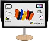 Konzentrieren Sie sich mit dem Lichtschutz voll auf Ihre Arbeit¹ – er verhindert das Einstrahlen von Umgebungslicht, verringert Reflexionen, macht Farben deutlicher, verhindert Spiegelungen, verringert die Belastung der Augen und sorgt für mehr Privatsphäre, wenn Sie an vertraulichen Projekten arbeiten.