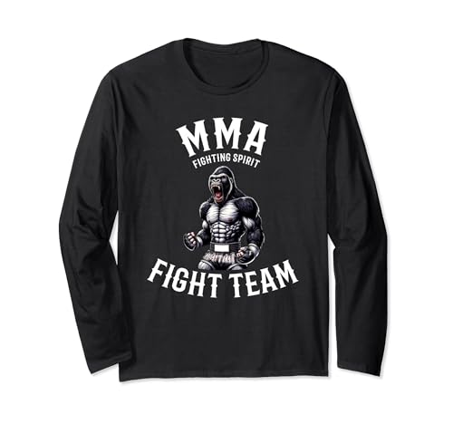 MMA Gorilla Fight Team - Cage Fighter Lucha libre Manga Larga
