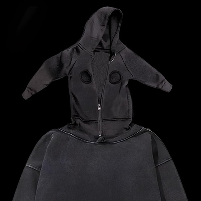 Obenie Men's letter printed Gothic style hoodie, street wear pullover, hip-hop fashion Y2K hoodie3