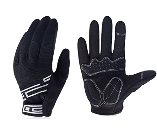 ThreeH Bicycle Gloves Adjustable Wrist Strap Breathable Anti-Slip Shock-Absorbing Gloves for Outdoor Sports Cycling Fitness