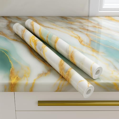 Image of Barebeauty 60 x 200 cm Kitchen Wallpaper, Self Adhesive Oil Proof Waterproof Wall Sticker for Kitchen, Anti-Mold Heat Resistant Backsplash Wall Covering (Pack of 5, 64.6 Sq. Ft. Approx)