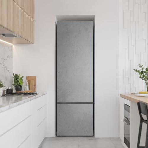 Tapis de cuisine magnétique 60x190 structure pierre mate imperméable - 3
