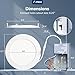 Amico 20 Pack 6 Inch 5CCT Ultra-Thin LED Recessed Ceiling Light with Junction Box, 2700K/3000K/4000K/5000K/6000K Selectable, Dimmable Can Light, 1200LM High Brightness Downlight,15W Eqv 130W,ETL