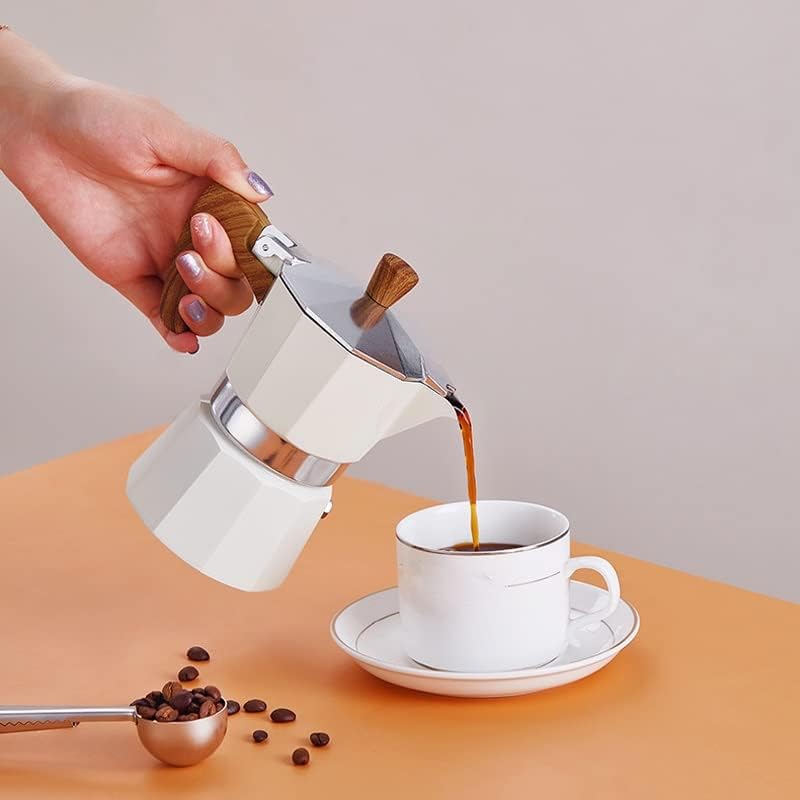 Octagon Aluminum Pot Brewing Mocha Coffee Espresso Boiling Drip Colander Office Utensils