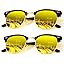B09- (2 Pack)glossy Black-gold Night Vision/ Tortoise Night Vision B09- (2 Pack)glossy Black-gold Night Vision/ Tortoise Night Vision