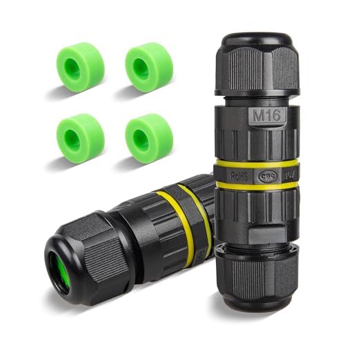 Boîte de jonction électrique ignifuge connecteur de fils M16 étanche IP68 à 3 broches de 10mm