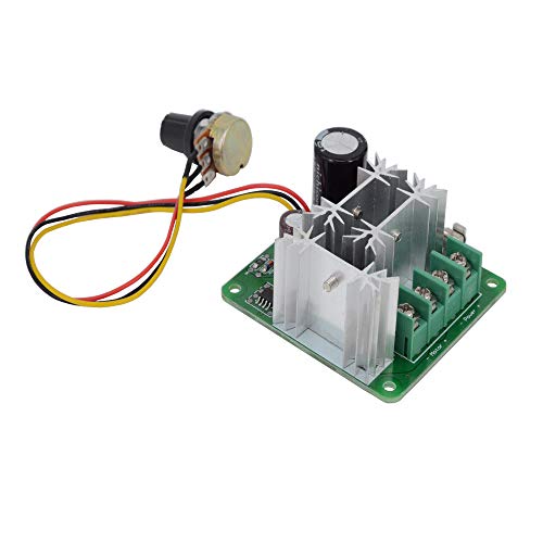 2 pack DC motor controller Stepless speed governor 6V-90V pwm DC motor speed controller PLC 15A