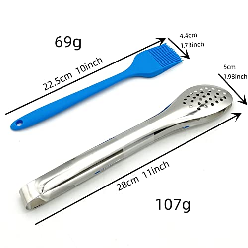 Set accesorios parrilla acero inox 3 piezas miniatura 4