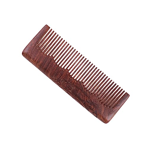 Peigne en bois de santal pour cheveux fins et massage du cuir chevelu