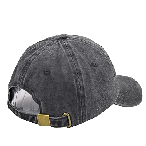 Image of Funny Awesome Like My Daughter Hat, Embroidered Adjustable Cotton Baseball Cap Gifts for Dad Mom Grandpa Papa