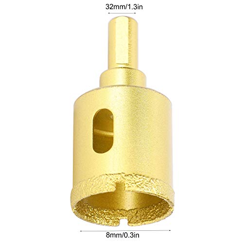 Juego de 5 brocas diamantadas de 32 mm miniatura 7