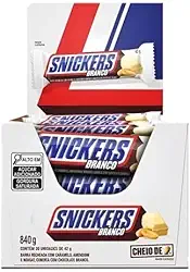 Chocolate Snickers Branco com 20 unidades de 42gr