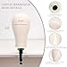 Demides 22'' Canvas Wig Head with 61'' Adjustable Tripod Stand, Mannequin Head Set for Styling, Display – Includes Caps, Elastic Bands, Stand & Tool Kit for Beginners and Professionals