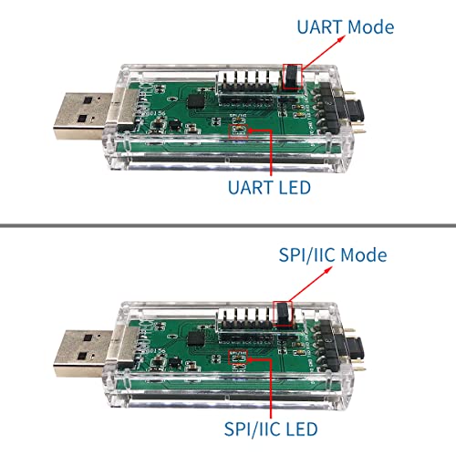 DSD TECH SH-U05A Adaptador USB a SPI IIC I2C UART 3-IN-1