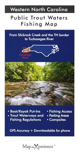 Map the Xperience Western North Carolina Fishing Map