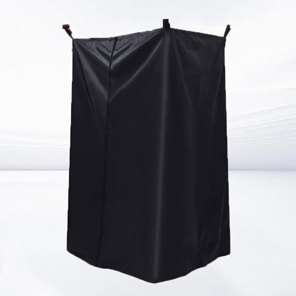 Tente de Rideau de Confidentialité, Tissu Oxford 420D Déplaçable Carré pour Chambre de Changement avec 4 Crochets pour Camping en Plein Air, Caravane, Pique-Nique, Pêche, Parasol, Toilettes, Douche