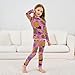 foixnub Pajama Sets Memphis Funny 80s 90s Fashion Sleepwear Long Sleeve 2 Piece Pjs Set 4T Multicolor