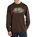 Carhartt Men's 101771 Workwear Graphic Camo 1889 Long Sleeve T-Shirt - Large Regular - Dark Brown