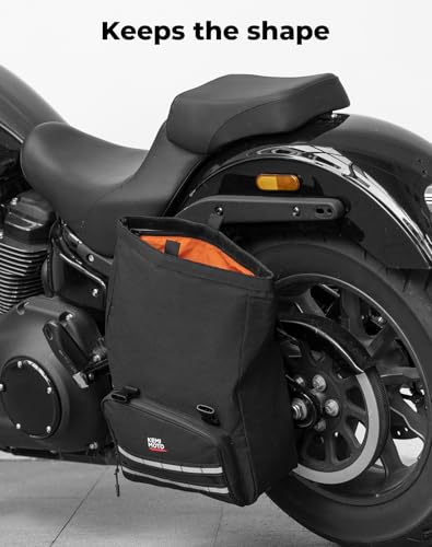 KEMIMOTO Bolsa lateral para ferramentas Swingarm, 16L, grande capacidade, impermeável, para motocicl
