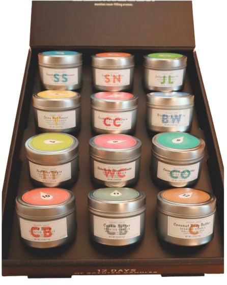 Amazon.com: 12 Days of Scented Candles Calendar (2024) : Home