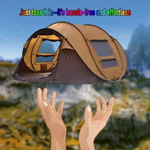 Carpa instantánea para 3-4 personas 200x280x120cm miniatura 3
