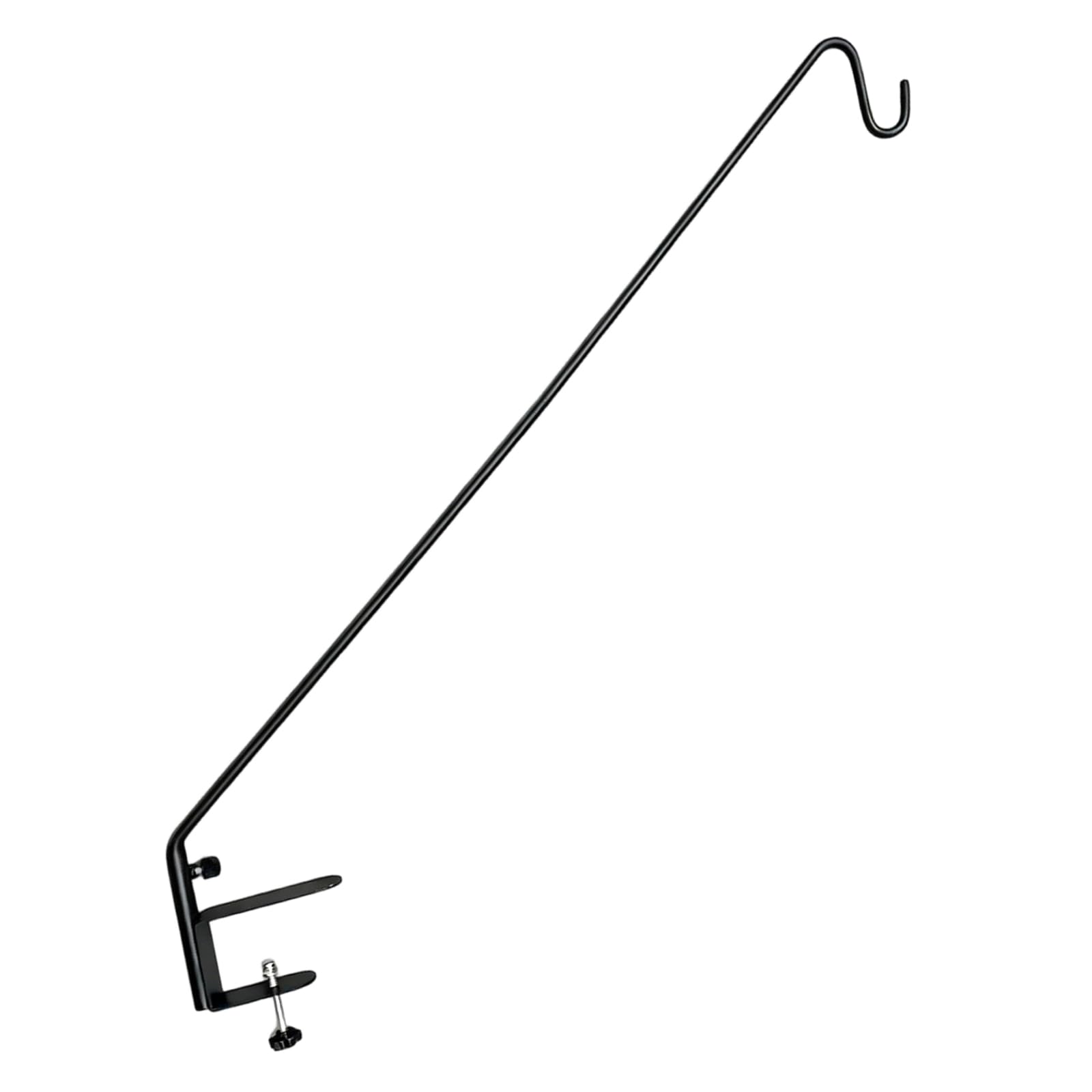 Nrgqaxm Jcz Deck Bird Feeder Hanger, Adjustable Hummingbird Feeder Hook For Deck Railing 360 Degree Rotary Bird Feeders Hanger Steel Hanging Hook For Birds Planter Wind Chimes Outdoor Garden Decor