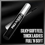 Maybelline New York Full 'N Soft Washable Mascara, Very Black, 1 Count - Image 3
