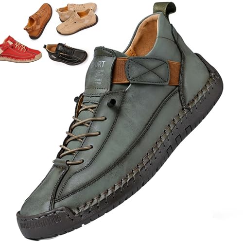 Leyof 2026 Neu Montela Schuhe Damen, Montela Sneakers, Komfortable & Schmerzfreie Orthopädische Sneakers, Leichte Atmungsaktive Komfort-Sneaker, Wasserdicht & Atmungsaktiv (Olivgrün,39)