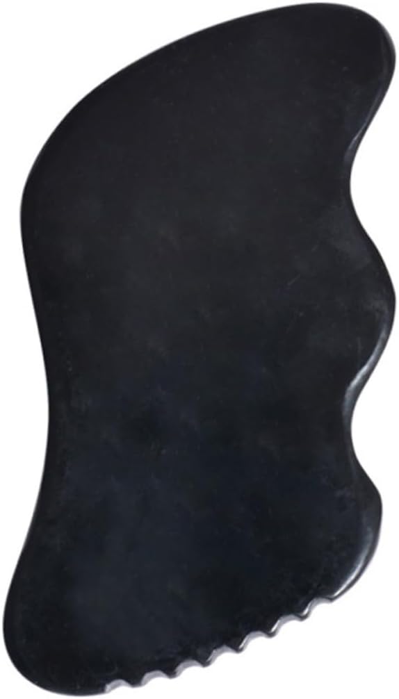 FRCOLOR 1Pc Jade Stone Massage Board Portable Scraping Plate for Muscle Relief Compact Spa Tool for Back Neck Face Easy to Carry for Men and Women