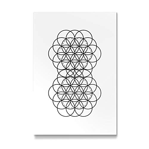 artboxONE Galerie-Print 150x100 cm Flower of Life hochwertiges Acrylglas auf Alu-Dibond von Urban Epiphany