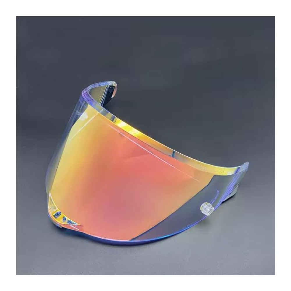 ZJHFDC Motorcycle Helmet Visor for AGV Pista GPR Pista GPRR Corsa R, Windproof Anti Scratch Helmet Visor Replacement Motorcycle Accessories,normal-Kaurorared