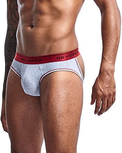 Skysper Men's Jockstrap Cotton Stretch Jock Straps Male Underwear #TOP18