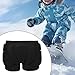 Menolana Kids Butt Pad Shorts for for Teenagers Hip Protection Soft 3D Tailbone Protective Padded Short Pants for Skateboarding Riding, M
